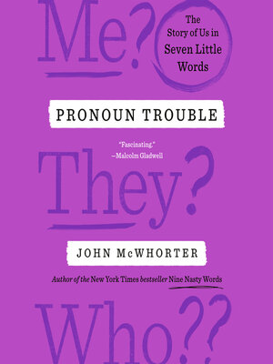 Pronoun Trouble - Audiobook